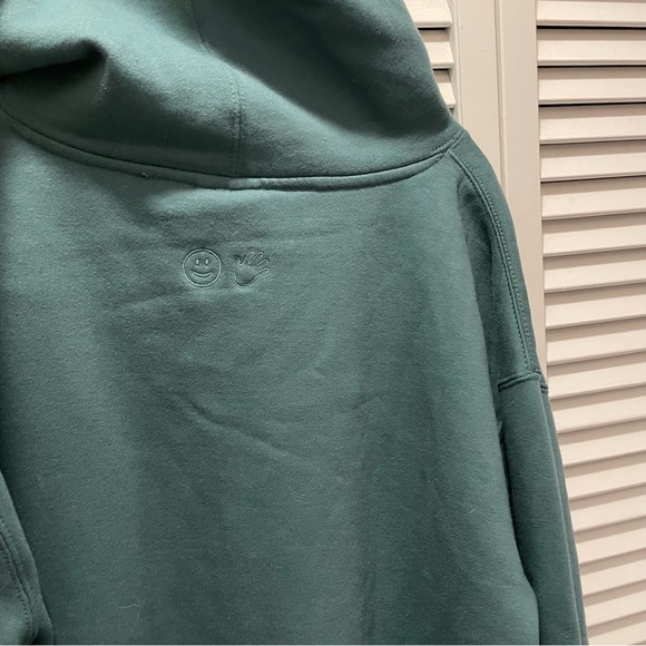 Glossier Limited Edition Sage Dark Green Logo Hoodie - Picture 11 of 11